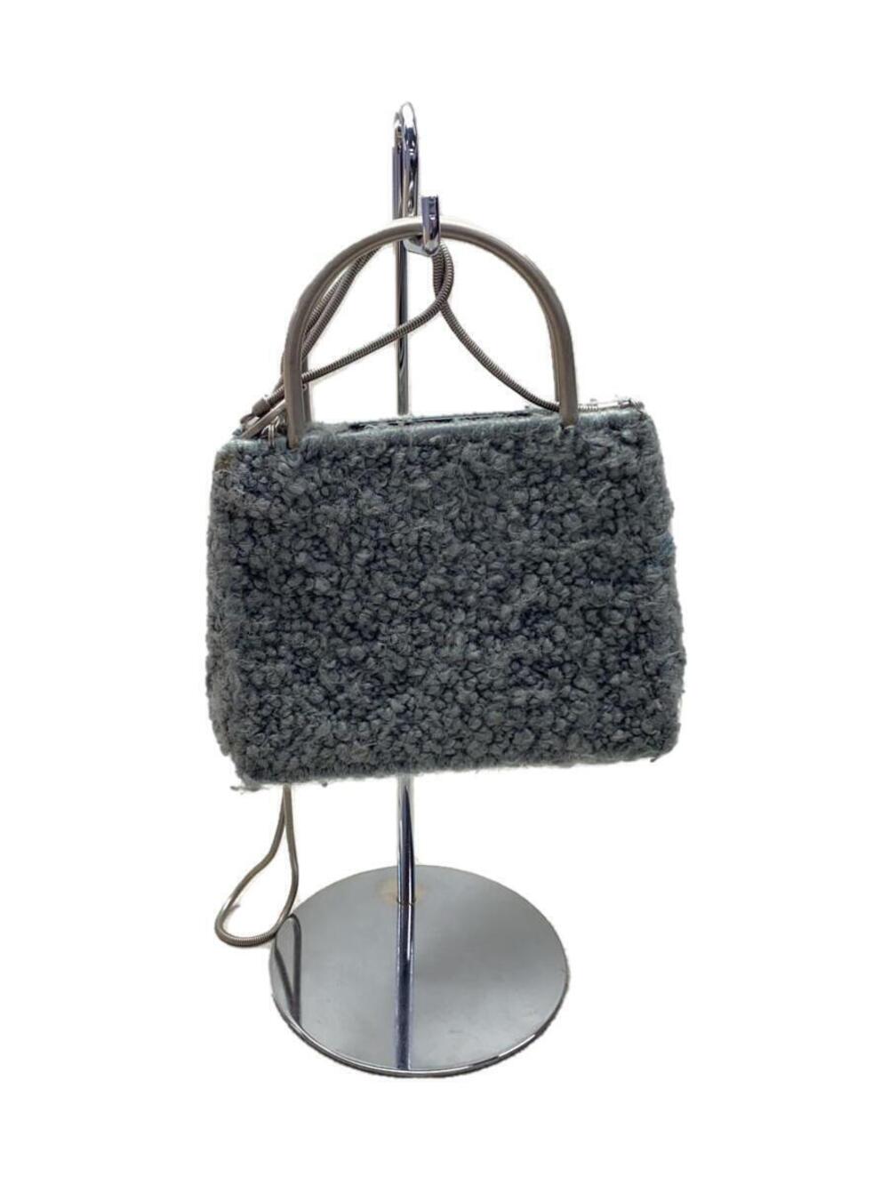 Salvatore Ferragamo Shoulder Bag Wool Gray